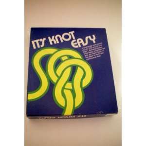  Knot Easy Puzzle    Milton Bradley 1981    Ages 8 to Adult    as shown