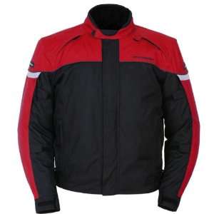  Tourmaster Mens Jett Series 3 Red/Black Jacket   Size 