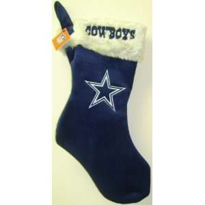 Dallas Cowboys Plush Christmas Stocking:  Sports & Outdoors