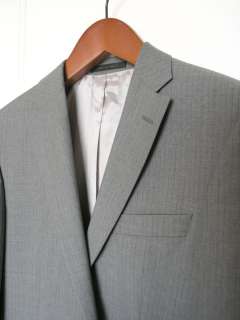 HUGO BOSS PASOLINI Movie Gray Stripe Suit 38R NEW!  