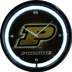  Purdue Boilermakers Plasma Neon Clock: Sports & Outdoors