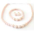  Jewelry For Everyone Collections Pink Pearls Jewelry Set Bridal 