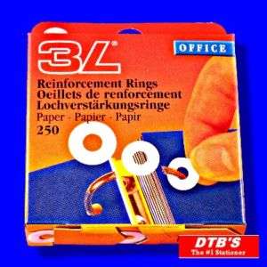 RING REINFORCEMENTS RINGS HOLE PUNCH STICKERS  