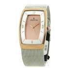   Mens Mesh Stainless Steel Two Tone Rose Gold Dress Watch CN307316SSRG