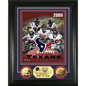   Houston Texans Team Force 24KT Gold Coin Photo Mint: Sports & Outdoors