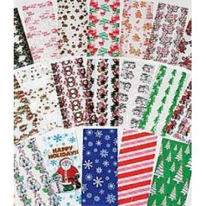  144 cellophane Christmas holiday bags: Home & Kitchen