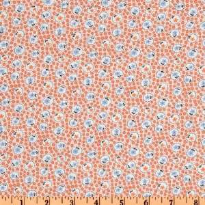  44 Wide Buttercup Flower Bubbles Mango Fabric By The 