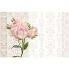 with green leaves sandwich tray pink rose small dessert place mat