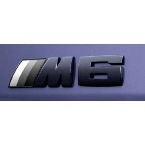   M3 OEM Logo Only  MATTE STYLE  Jet Black Matte Black White Automotive