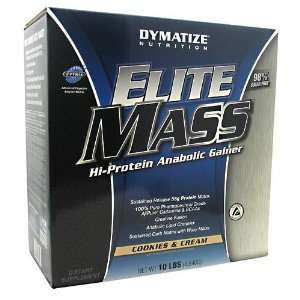  Dymatize Nutrition Elite Mass Gainer, Cookies and Cream 