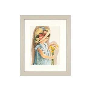  Girl With The Flowered Hat   Cross Stitch Kit: Arts 