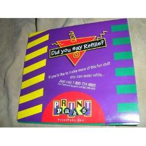  PrintPaks Family Fun Kit Version 1.0 CD ROM (dated 1996 