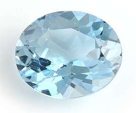   Collection Oval Faceted AA Natural Sky Blue Topaz (6x4mm 20xx15mm