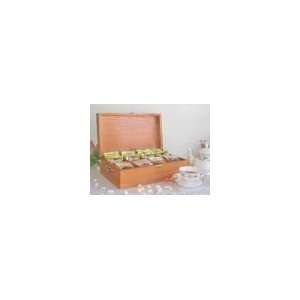  Tea Bag Chest Storage Cabinet Wood Box, Solid Wood, (TEA2 