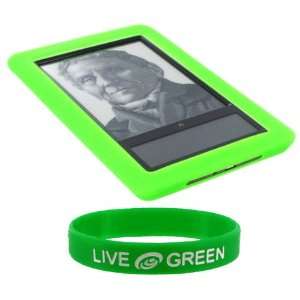 : Neon Silicone Skin Case for Barnes and Noble nook E Reader Reading 