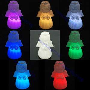 Cute Angle 7 Color Changing LED Lamp Decor Night Light  