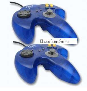 NINTENDO 64 N64 BLUE TURBO CONTROLLERS NEW SEALED  