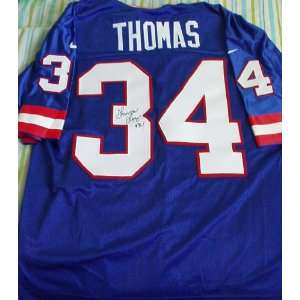  Thurman Thomas autographed Buffalo Bills Nike authentic game model 