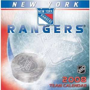  NEW YORK RANGERS 2008 NHL Daily Desk 5 x 5 BOX CALENDAR 
