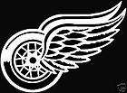 Detroit Red Wings   Decal / Sticker   White   6x4