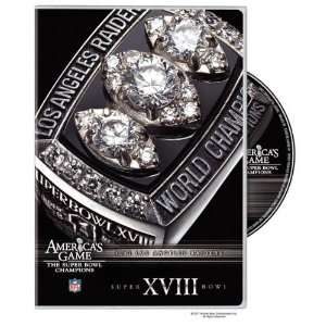  NFL Americas Game Los Angeles Raiders Super Bowl XVIII 