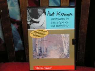 Art Kerner DVD Birch Haven Oil Painting 60 Minutes  