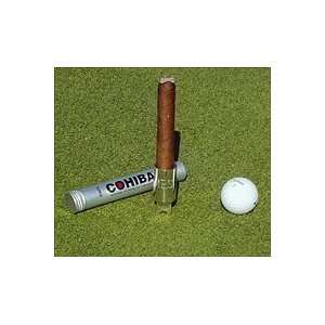  Silver Golfer Cigar Holder 