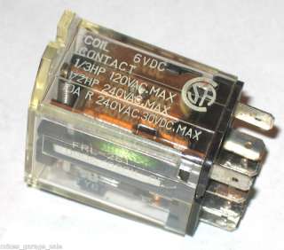 307 1975 ONAN 6VDC 10 AMP RELAY FRL 261 2pc LOT NOS  