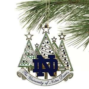  Notre Dame Fighting Irish Tree Logo Ornament: Sports 