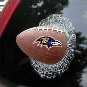   Baltimore Ravens NFL Shatter Ball Window Decal: Sports & Outdoors