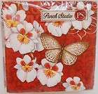 punch studio red orchid 20 paper beverage cockt ail napkins