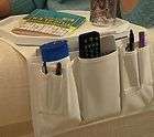 Couch Tray Table and Organizer by Lori Greiner LT BROWN
