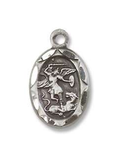 Sterling Silver St. Michael the Archangel Pendant Bliss  