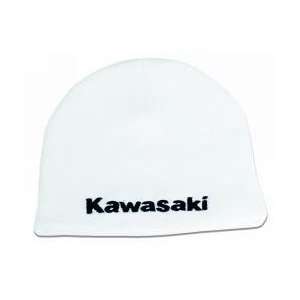 Kawasaki Logo Beanie   White