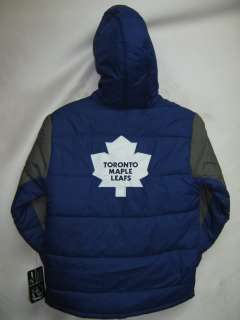 Toronto Maple Leafs Toddler Nylon Bubble Jacket Sz 2T  