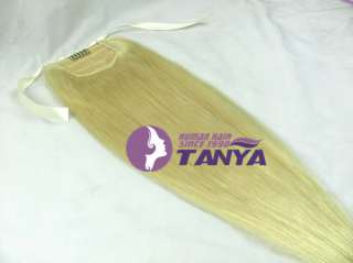   28 100% Human Hair ponytails clips in on extensions 100g / 80g All