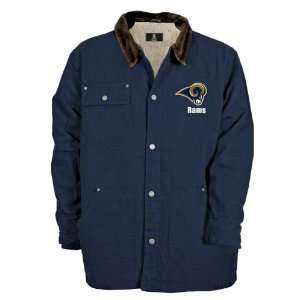  St. Louis Rams Jacket Navy Reebok Durango Jacket Sports 
