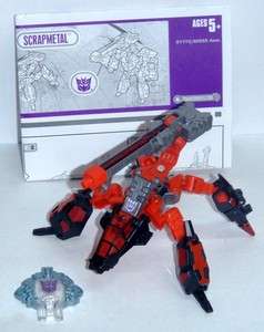 Transformers Cybertron SCRAPMETAL RED 100% Complete + Instruction 