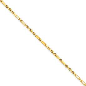 14k Yellow Gold 1.25mm Milano Rope Pendant Necklace Chain 24 4.6g 