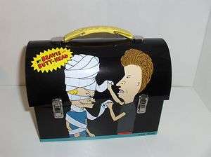 Beavis And Butthead`2011`Black Dome Style Metal Lunchbox`New Unused 