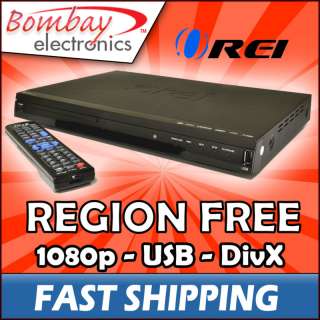 HDMI 1080p All Region Code Free DVD Player Media USB DivX AVI Cable 
