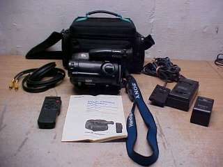 JVC DIGITAL PROCESSING VHS C CAMCORDER MODEL GR AX760 HANDYCAM W SONY 