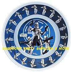 Star Wars Clone Wars Plastic Cereal Bowl  