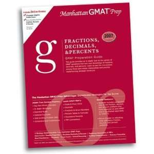 , and Percents GMAT Preparation Guide (Manhattan GMAT Preparation 