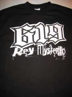 REY MYSTERIO White 619 WWE Wrestling T shirt  