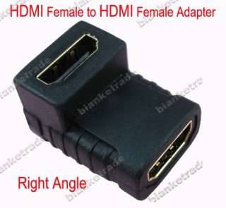 HDMI Female F/F Coupler Adapter Right Angle Extension