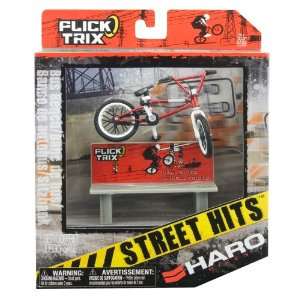 Flick Trix Street Hits Haro Bikes Bus Bench : Toys & Games :  