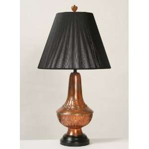    Vintage Copper Urn Shaped Table Lamp, c.1950: Home Improvement