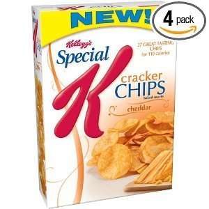 Kelloggs Special K Cracker Chips   Cheddar, 4 oz. (Pack of 4)