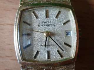 Vintage Swiss Empress automatic ladies wrist watch  